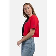 Georgia Hype and Vice Brandy Color Block Cropped Tee